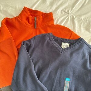 Bundle Fleece Jacket and Navy Sweater